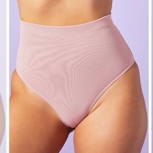 NEW Yitty Mesh Me Smoothing High Waist Brief in Bare Ass Mauve XL